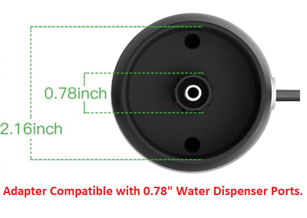 Overland Water Container Water Pump Faucet Adapter - LCI 5 Gallon (Military/US Government