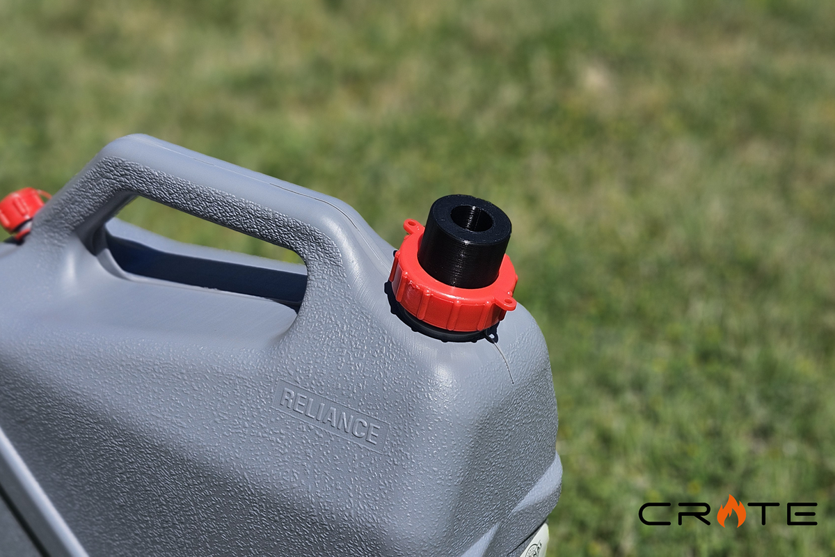 FireCrateUSA Reliance Rhino-Pak water pump adapter detail view