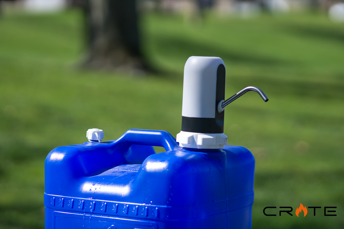 FireCrateUSA Reliance Aqua-Tainer water pump adapter detail view