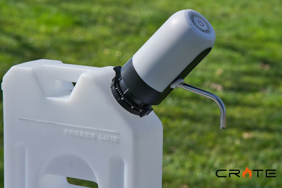 FireCrateUSA RotopaX water pump adapter detail view