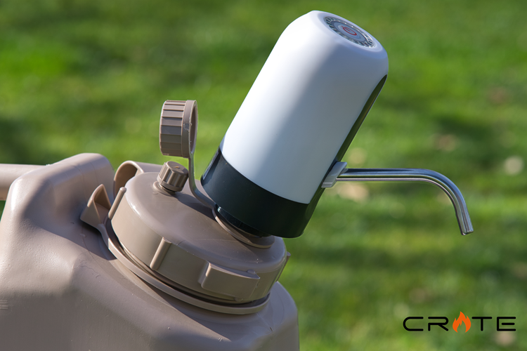 FireCrateUSA Scepter water can pump adapter detail view