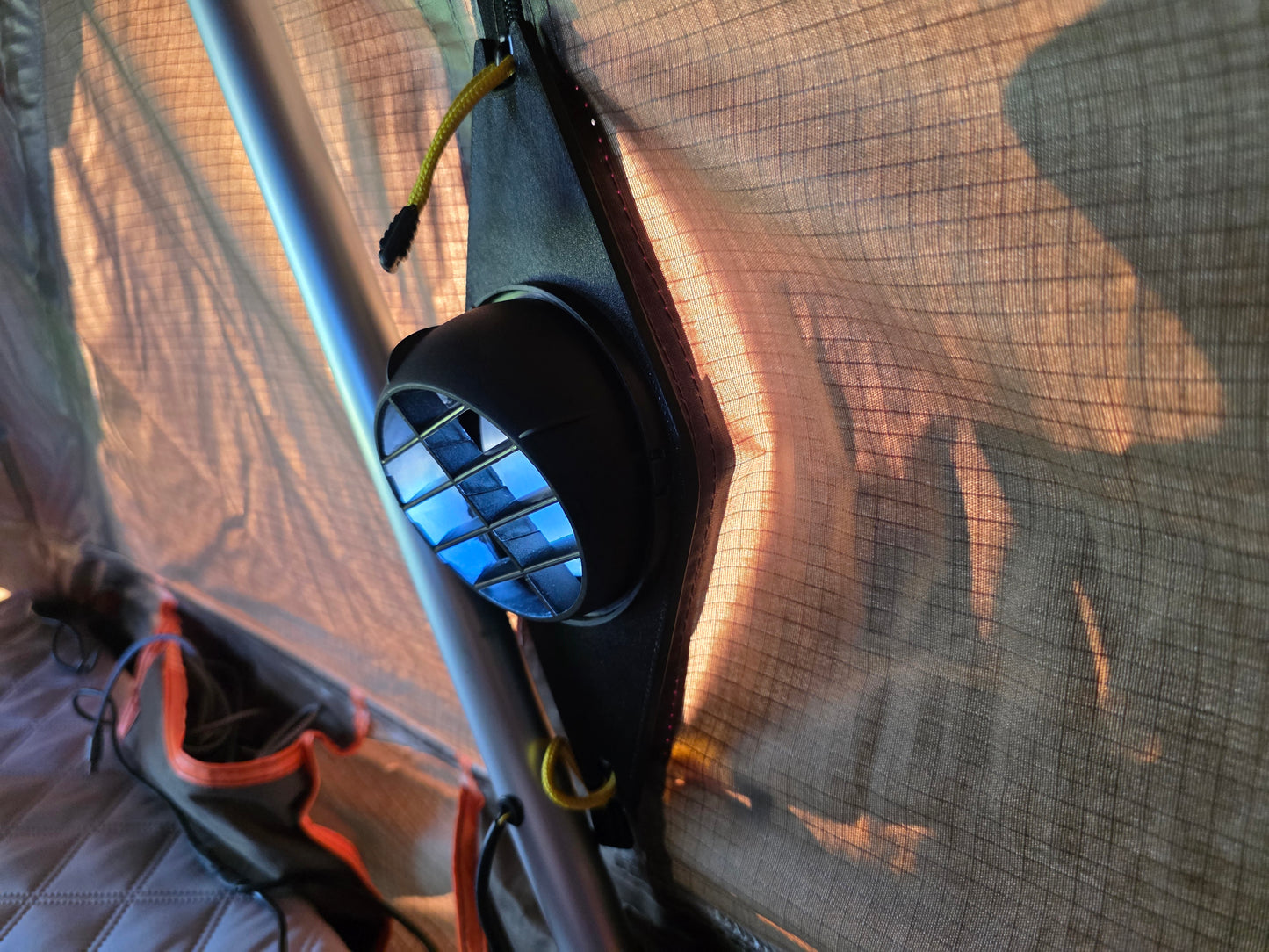 Enhanced Diesel Heater Passthrough Port Adapter for Roof Top Tents