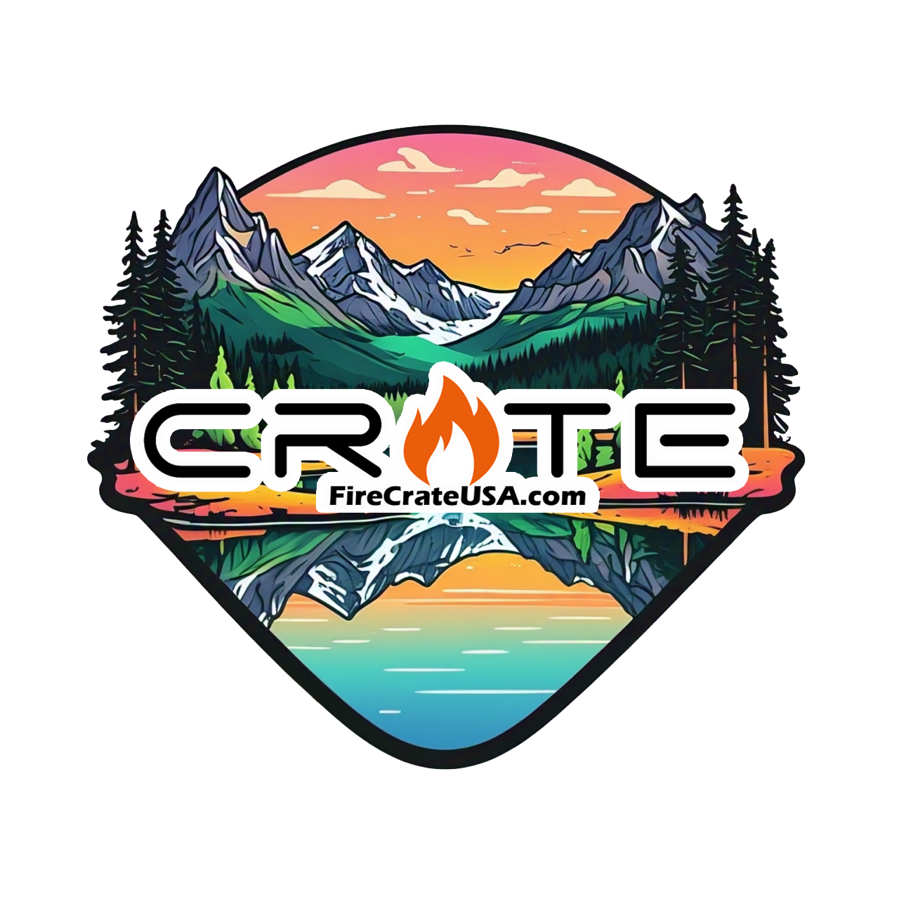 Firecrate Sticker
