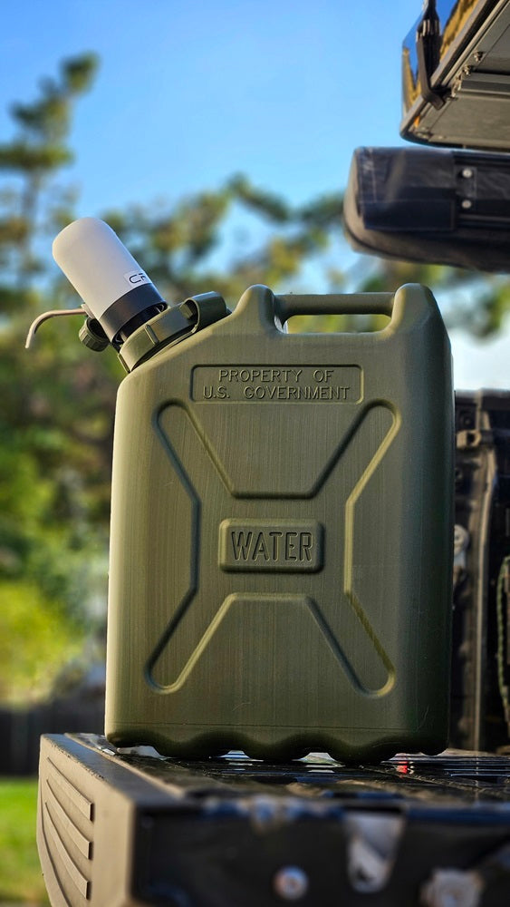 Overland Water Container Water Pump Faucet Kit for LCI 5-Gallon (US GOV)