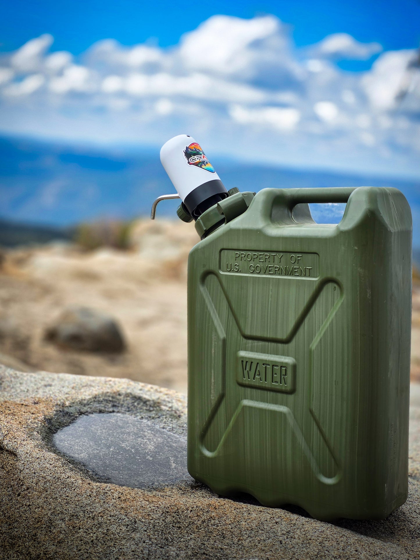 Overland Water Container Water Pump Faucet Kit for LCI 5-Gallon (US GOV)