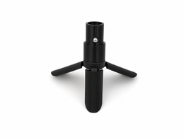 FireCrateUSA 1/4-20 mount adapter with tabletop mini tripod for Devos LightRanger 1200 and 2000 on a white background